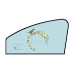 Шторки солнцезащитные для автомобиля, ocean of flowers