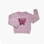 Свитер для девочек BabyFirst с бабочкой