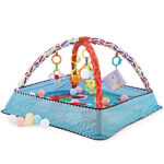 Коврик манеж Activity Gym & Foldable Play Mat голубой