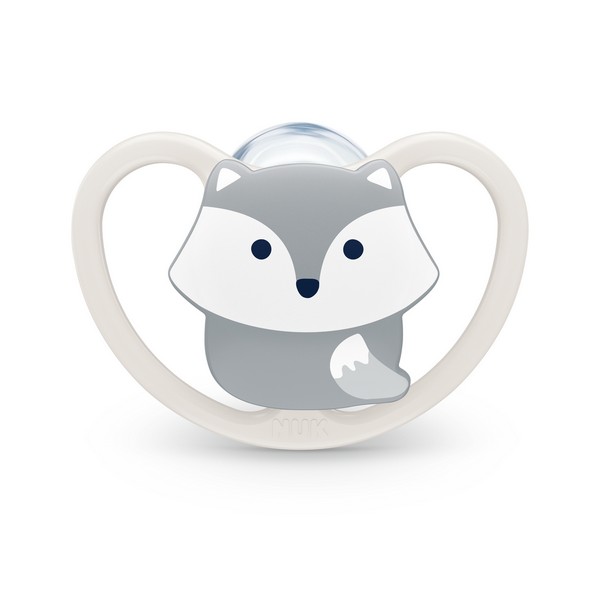 35f231c75ce66624ed7c39397801d339_042922150446.jpeg NUK Пустышка Space 0-6 мес fox — изображение 1