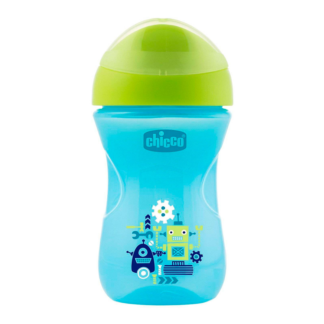 4cc3d20047c6271f6b16f9ee83c710d3_031123182857.jpeg Чашка-поильник Chicco EasyCup 266 мл. 12+ мес. робот — изображение 1