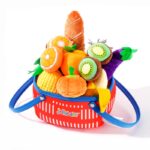 Корзинка с мягкими игрушками Jolly Baby 6+ мес овощи — изображение 2