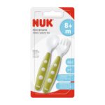 Ложка и вилка NUK 8+ мес