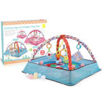 Коврик манеж Activity Gym & Foldable Play Mat голубой — изображение 2