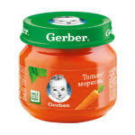 Пюре Gerber морковь 80 гр с 4+ мес
