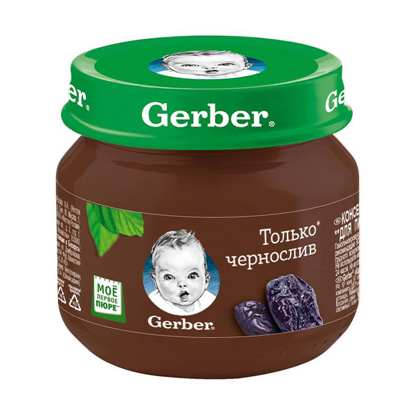 c5305cfc7ac08e95687791c8541baa88_032521192709.jpeg Пюре Gerber чернослив 80 гр с 4+ мес — изображение 1