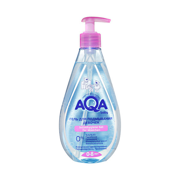 c959cbea230a58337f4c1387356e8aef_102420141031.jpeg Гель AQA baby для подмывания девочек 400 мл. — изображение 1