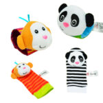 Развивающий комплект носки+браслеты Sozzy Panda & Monkey