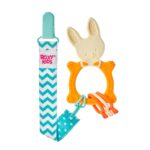 Прорезыватель ROXY-KIDS Bunny teether на держателе 3+ мес