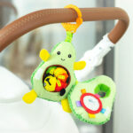 Развивающая мягкая подвеска Jolly Baby Avocado 0+ мес