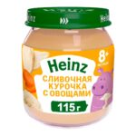 Пюре Heinz Сливочная курочка с овощами 115 гр
