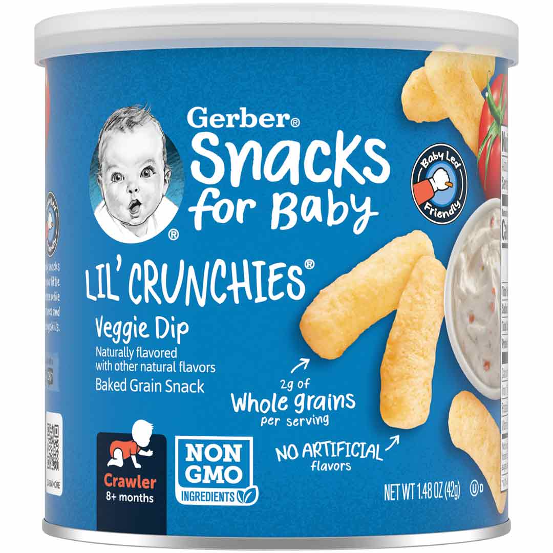 156005c5baf40ff51a327f1c34f2975b_083022143801.jpeg Кукурузки Gerber Veggie Dip 8+ мес 42 гр — изображение 1