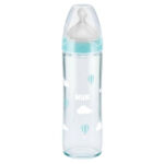 Бутылочка стеклянная NUK  New Classik First Choice+ 240 мл 0-6 мес