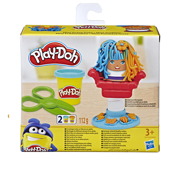 49da42f987c8fe09a66ad42f03ba8296_122720184737.jpeg Игровой мини-набор Hasbro Play-Doh Crazy Cuts (E4918) — изображение 1