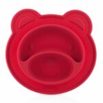 Nuby Тарелка силиконовая двухсекционная