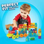 Конструктор Mega Bloks Building Basics DXH35 Паровозик-алфавит — изображение 3