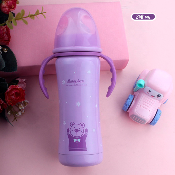 e929a5f18e7d2569dd85ca42247627f5_011721205233.jpeg Термос с соской Baby bear 240 мл — изображение 1