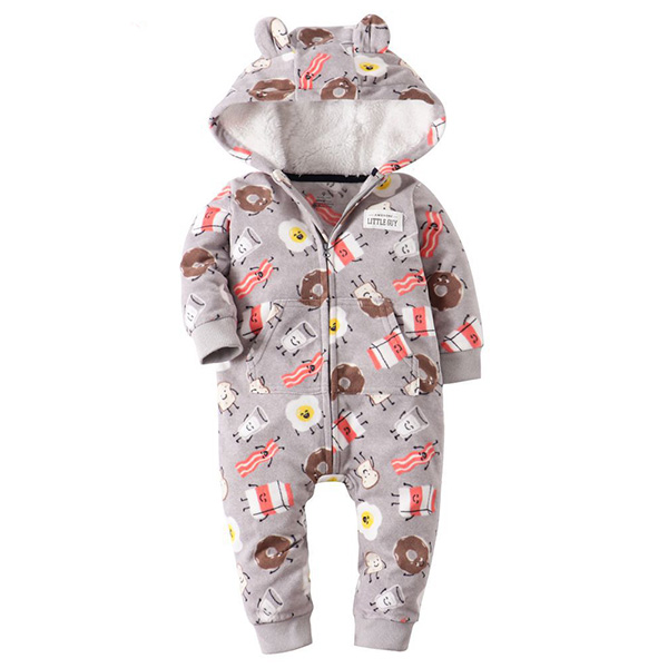 f3ccdd27d2000e3f9255a7e3e2c48800_082821114450.jpeg Флисовый комбинезон Little Guy Вкусняшки — изображение 1
