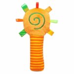 Мягкая игрушка погремушка Мякиши Маракас желтый