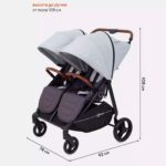 Коляска Rant Twinny RA151 Soft grey 0+ мес — изображение 2