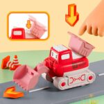 Игрушечный асфальтоукладчик желтый — изображение 3