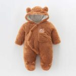 Комбинезон с кармашком Коричневый