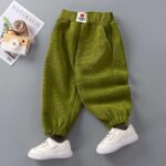 Штаны однотонные Teddy Зеленый