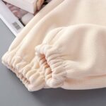 Штаны однотонные Teddy Молочный — изображение 4