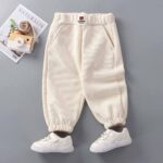 Штаны однотонные Teddy Молочный