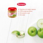 Пюре Semper яблоко 80 гр 4+ мес — изображение 2