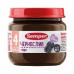 Пюре Semper чернослив 80 гр 4+ мес