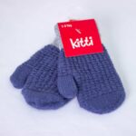 Варежки Kitti однотонный синий