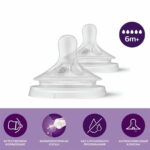 Соска Philips Avent Natural Response 2шт. 6+мес. SCY965/02 быстрый поток — изображение 9