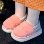 Тапочки с начесом Розовый — изображение 2