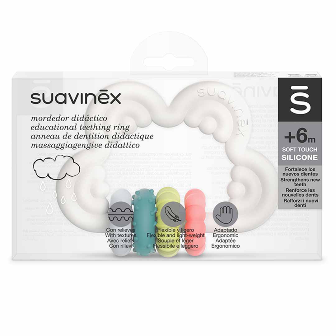 be89e9149c69dd168097370febde383a_011024102912.jpeg Прорезыватель Suavinex Облачко серый 6+ мес — изображение 1
