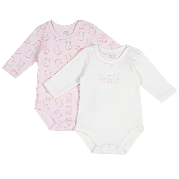f3ccdd27d2000e3f9255a7e3e2c48800_080321193037.jpeg Боди Chicco для девочек Пингвины 2шт — изображение 1