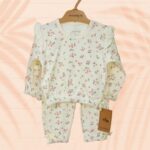 Пижама ciccimbaby цветочки Бежевый