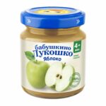 Пюре Бабушкино лукошко яблоко 100 гр 4+мес