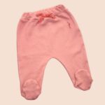 Ползунки flexi однотонные бантик Розовый