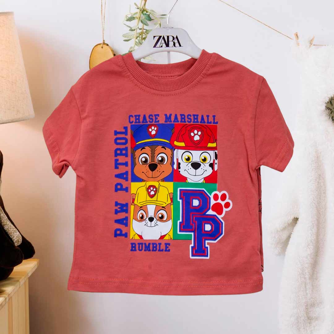 2dde73e6a9a5071349bd612471d10c03_031624171751.jpeg Комплект 2ка ZARA Paw patrol футболка + шорты Оранжевый — изображение 1