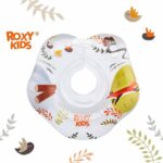Круг для купания ROXY-KIDS Fairytale надувной на шею + сказка 38*39 см Fox 0-3 лет