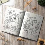 Раскраска Единорожки — изображение 2