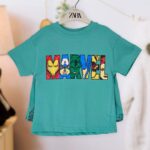 Комплект 2ка ZARA Marvel comics футболка + шорты Бирюзовый