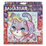 Алмазная мозаика Котик 1000+ деталей