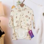 Комплект 3ка Bubbles Ежики кофта + боди + штаны