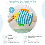 Мочалка-рукавичка ROXY-KIDS рыбка махровая 0+ мес — изображение 10