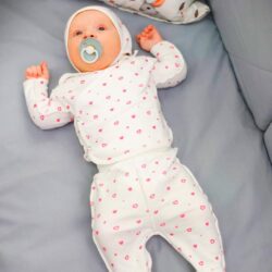 Комплект 3ка babycare Сердечки распашонка + ползунки + чепчик - 56 см (0-3 мес)