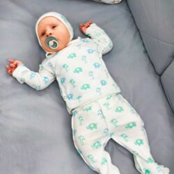 Комплект 3ка babycare Слоник распашонка + ползунки + чепчик - 56 см (0-3 мес)