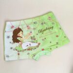 Трусы Девочка и кошечка Beishiging Зеленый