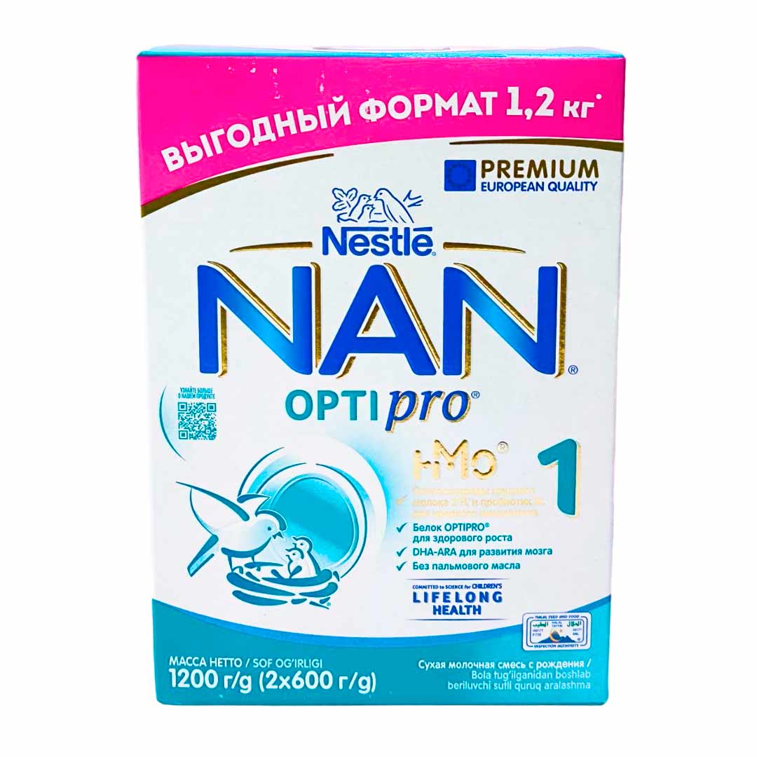 a6ca47a8b9cd8a512886943dfa9f331c_080624114907.jpeg Смесь NAN 1 OPTIPRO 1200 гр с 0+ мес — изображение 1